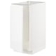 METOD Base cab f sink/waste sorting, white/Voxtorp high-gloss/white, 40x60x80 cm