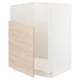 METOD Base cab f TALLSJÖN sink, white/Askersund light ash effect, 60x60x80 cm