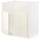 METOD Base cab f TALLSJÖN sink, white/Voxtorp high-gloss light beige, 80x60x80 cm