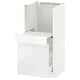 METOD Base cab w pull-out shelf/drawer, white Maximera/Ringhult white, 40x41x80 cm