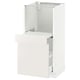 METOD Base cab w pull-out shelf/drawer, white Maximera/Veddinge white, 40x41x80 cm