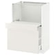 METOD Base cab w pull-out shelf/drawer, white Maximera/Veddinge white, 60x41x80 cm