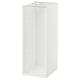 METOD Base cabinet frame, white, 30x41x80 cm