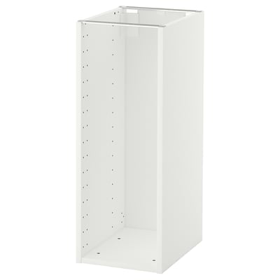 METOD Base cabinet frame, white, 30x41x80 cm