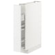 METOD Base cabinet/pull-out int fittings, white/Ringhult white, 15x60x80 cm