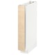 METOD Base cabinet, white/Askersund light ash effect, 15x60x80 cm