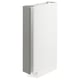METOD Base cabinet, white/Bodbyn grey, 15x60x80 cm