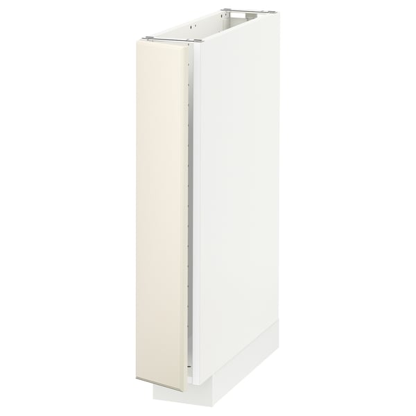 METOD Base cabinet, white/Bodbyn off-white, 15x60x80 cm