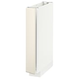 METOD Base cabinet, white/Bodbyn off-white, 15x60x80 cm