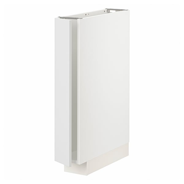 METOD Base cabinet, white/Stensund white, 15x60x80 cm