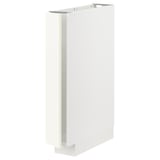 METOD Base cabinet, white/Vallstena white, 15x60x80 cm