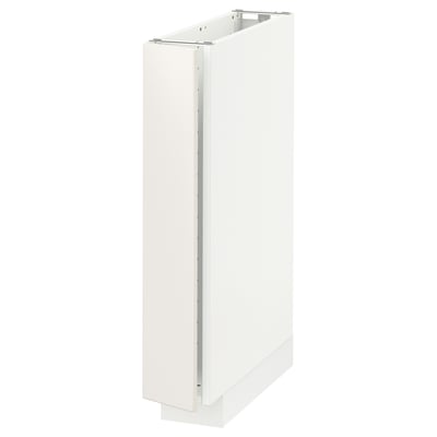 METOD Base cabinet, white/Veddinge white, 15x60x80 cm