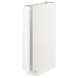 METOD Base cabinet, white/Voxtorp high-gloss/white, 15x60x80 cm