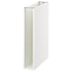 A white METOD kitchen cabinet, rectangular, with a plain surface and pre-drilled holes.