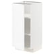 METOD Base cabinet with shelves, white Enköping/white wood effect, 40x41x80 cm