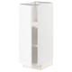 METOD Base cabinet with shelves, white Enköping/white wood effect, 30x41x80 cm