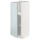 METOD Base cabinet with shelves, white/Kallarp light grey-blue, 30x41x80 cm