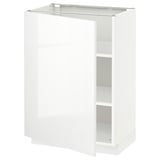 METOD Base cabinet with shelves, white/Ringhult white, 60x41x80 cm
