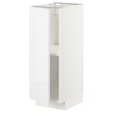 METOD Base cabinet with shelves, white/Ringhult white, 30x41x80 cm