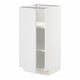 METOD Base cabinet with shelves, white/Stensund white, 40x41x80 cm