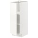METOD Base cabinet with shelves, white/Vallstena white, 30x41x80 cm