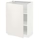 METOD Base cabinet with shelves, white/Veddinge white, 60x41x80 cm