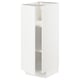 METOD Base cabinet with shelves, white/Veddinge white, 30x41x80 cm