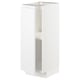 METOD Base cabinet with shelves, white/Voxtorp matt white, 30x41x80 cm