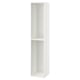 Option: METOD High cabinet frame, white, 40x41x200 cm