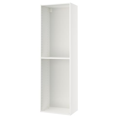 METOD High cabinet frame, white, 60x41x200 cm