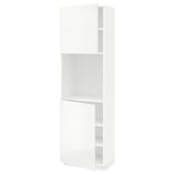 METOD High cabinet with shelves/2 doors, white/Ringhult white, 60x41x200 cm