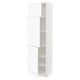 METOD High cabinet with shelves/3 doors, white Enköping/white wood effect, 60x41x200 cm