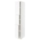 METOD High cabinet with shelves/3 doors, white Enköping/white wood effect, 40x60x220 cm