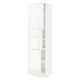 METOD High cabinet with shelves/3 doors, white/Ringhult white, 60x60x220 cm