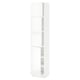 METOD High cabinet with shelves/3 doors, white/Ringhult white, 40x41x200 cm