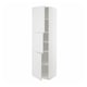METOD High cabinet with shelves/3 doors, white/Stensund white, 60x60x220 cm