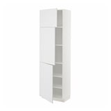 METOD High cabinet with shelves/3 doors, white/Stensund white, 60x41x200 cm