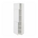 Option: METOD High cabinet with shelves/3 doors, white/Stensund white, 60x41x200 cm