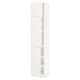 METOD High cabinet with shelves/3 doors, white/Veddinge white, 40x41x200 cm