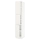 METOD High cabinet with shelves/3 doors, white/Veddinge white, 40x60x220 cm