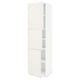 METOD High cabinet with shelves/3 doors, white/Veddinge white, 60x60x220 cm