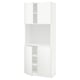 METOD High cabinet with shelves/4 doors, white/Voxtorp matt white, 80x41x200 cm