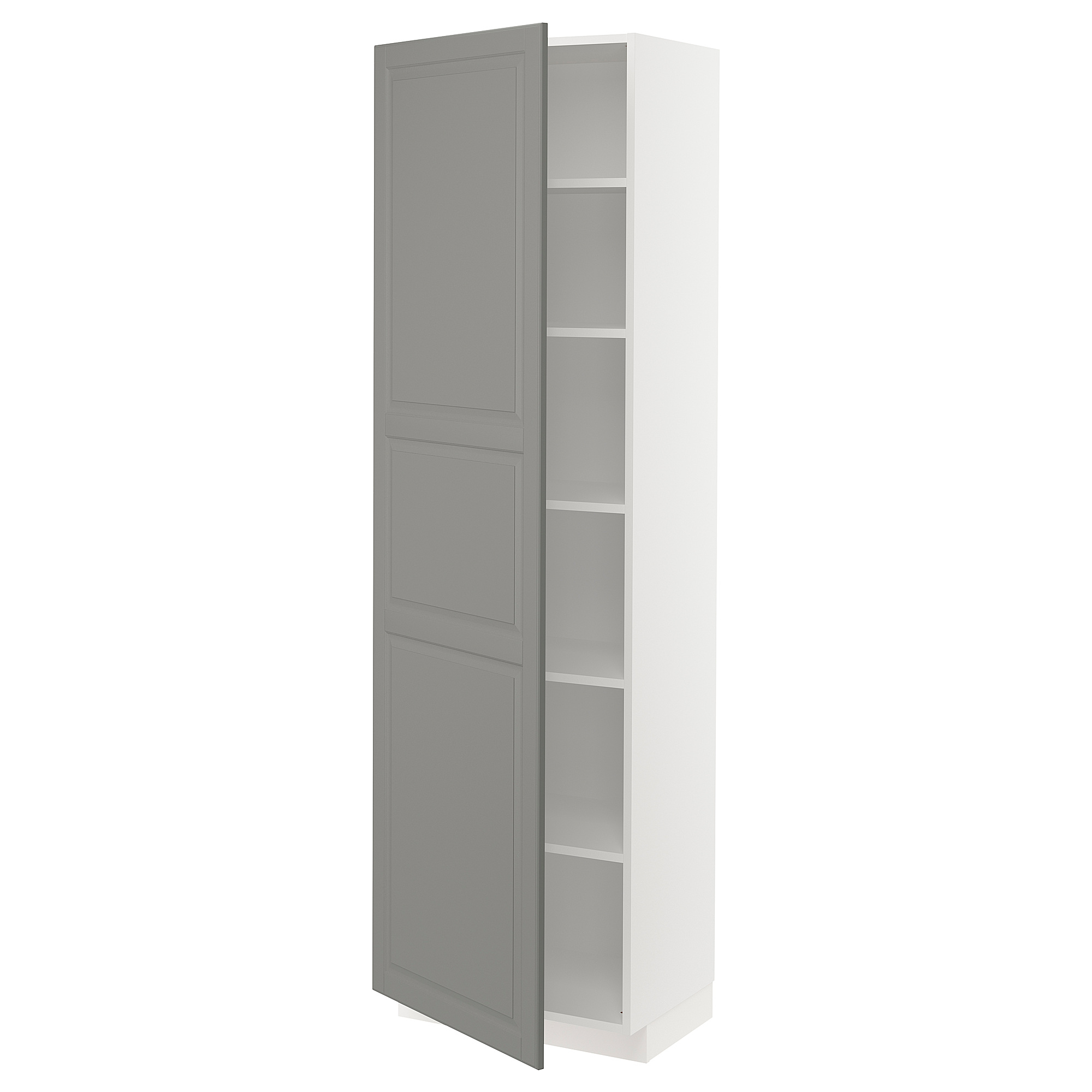 METOD High with shelves white/Bodbyn grey IKEA