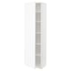 METOD High cabinet with shelves, white Enköping/white wood effect, 60x41x200 cm