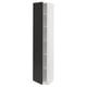 METOD High cabinet with shelves, white/Nickebo matt anthracite, 40x41x200 cm