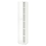 METOD High cabinet with shelves, white/Ringhult white, 40x41x200 cm