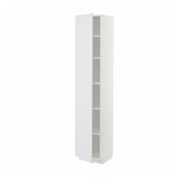 METOD High cabinet with shelves, white/Stensund white, 40x41x200 cm