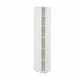 METOD High cabinet with shelves, white/Stensund white, 40x41x200 cm