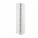 METOD High cabinet with shelves, white/Stensund white, 40x60x200 cm