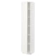 METOD High cabinet with shelves, white/Vallstena white, 40x41x200 cm